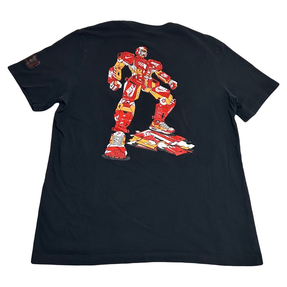 Nike Air Max Mech Transformer Gundam Wing Figure Shirt Men’s Large Anime Manga